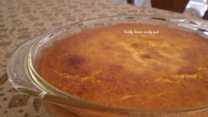 Lemon self-saucing pudding レモンセルフソーシングプディング