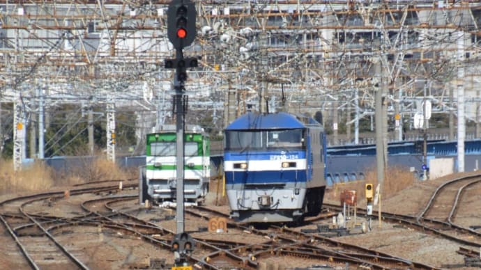 EF210-124 (1791レ)【鶴見駅脇:東海道貨物線】 2023.2.15
