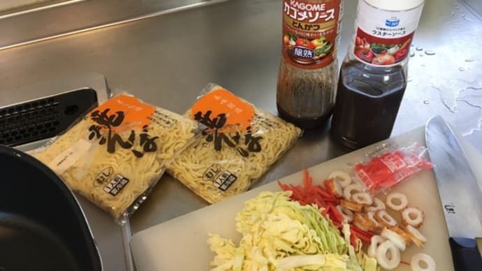 ソース焼そば(^.^)19円麺