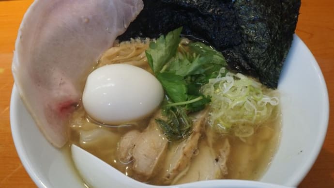 20202,203　割烹あらき「冷やしつけ麺」と「旨味（塩）」＠富山県滑川市　8月17日　地鶏と天然素材の出汁の旨味が魅力で、また行きました！