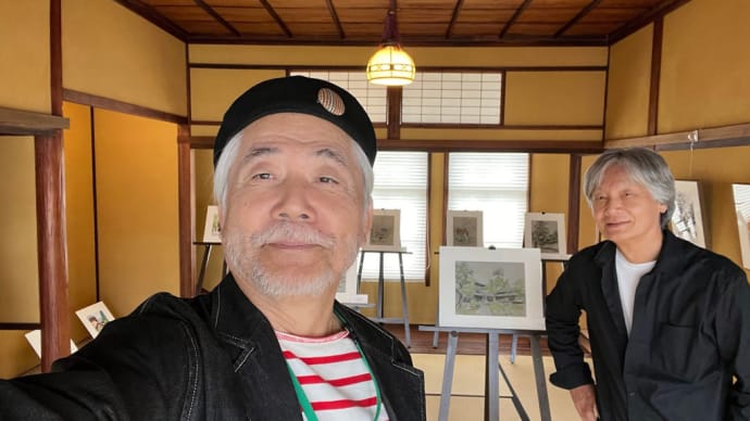 山田久仁夫 水彩画展・スケッチ名古屋塾展 DAY4