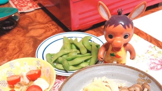 ロバくんとすき焼きを食べたよ