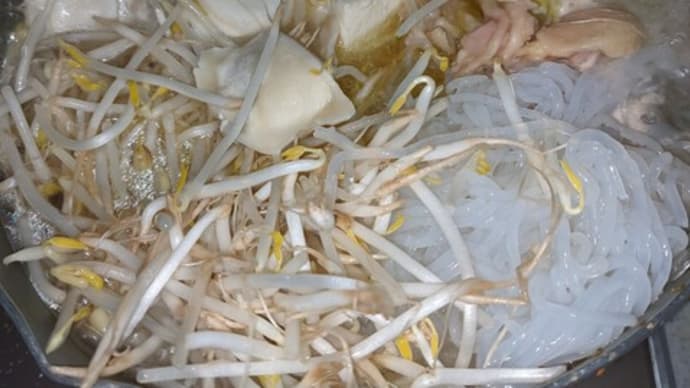 冷蔵庫にあるもので、鍋