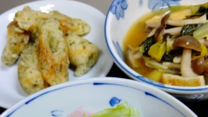うちのごはん あるもんでつくった(^o^)