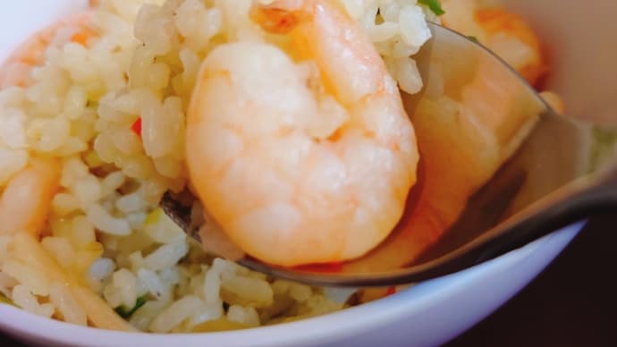 「シーフードピラフ」の社食!コレ大好きなんだよね~
