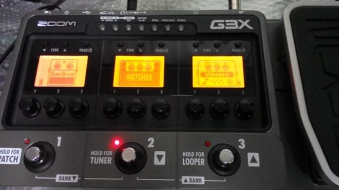 今更ZOOM G3X 購入!