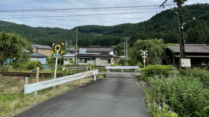 青部踏切 青部〜崎平①