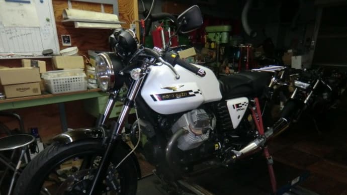 MOTO GUZZI (モトグッツィ) V7 Cafe Sport が始動不良で入庫