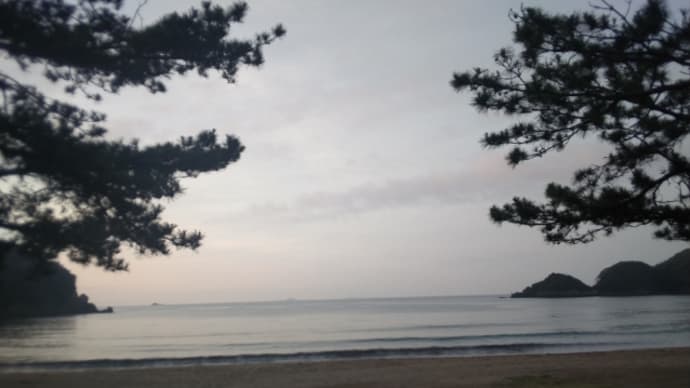 7月5日おはようございます。今日の海です。
