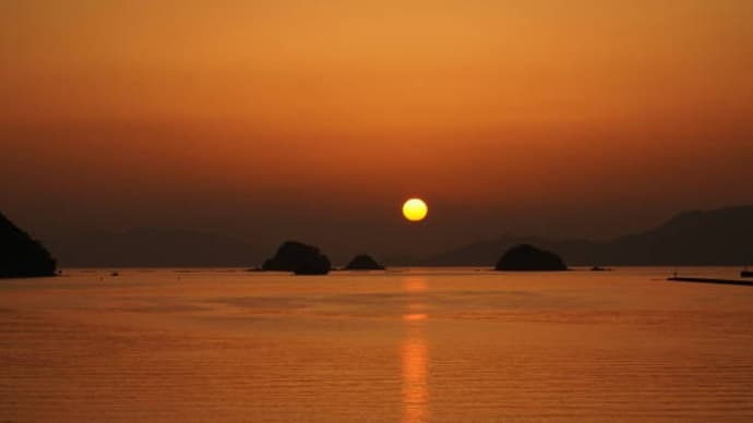 不知火海の夕景　