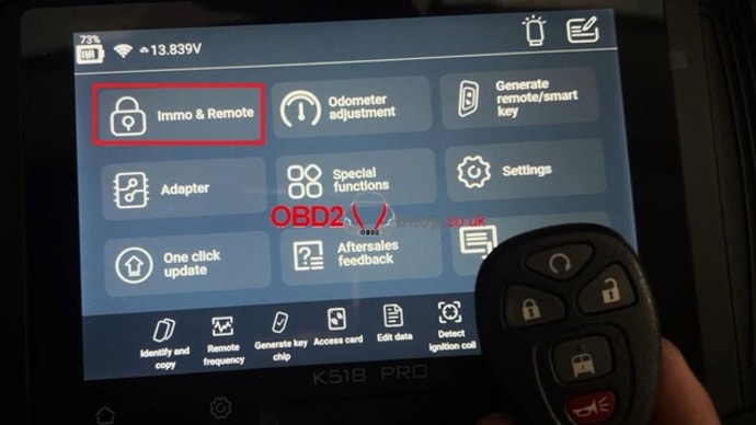 Lonsdor K518 PRO 2023 GMC Savana スマート リモートを追加