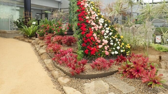 花の滝のトピアリー