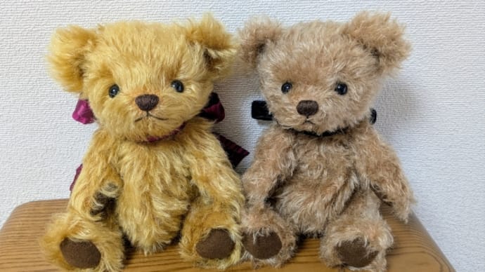 生徒さんの作品 生地違いのくまちゃんズ