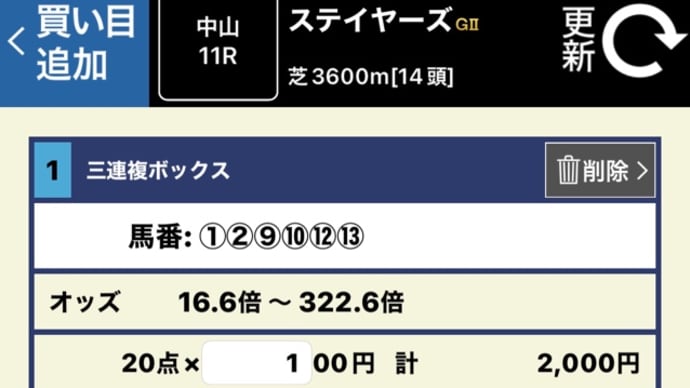 挑む‼️2022 ステイヤーS