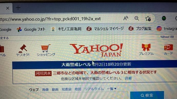 犬と猫との暮らしは三郷も昨夜は警戒レベル~本日も道行寸法直し