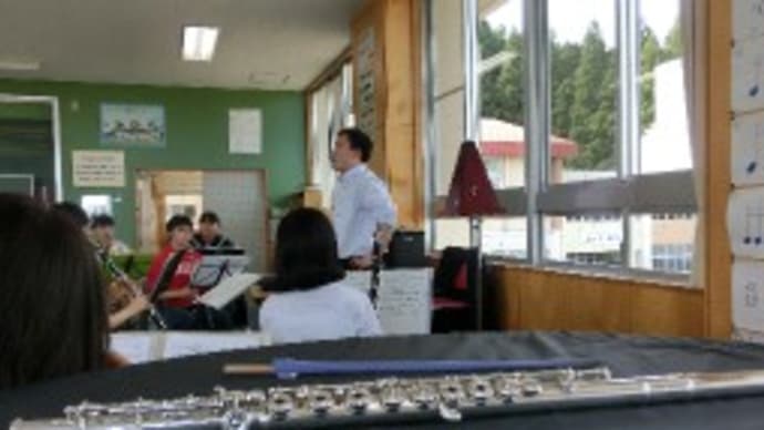 豊岩中・シュヴェ合同練習 (豊岩中学校)