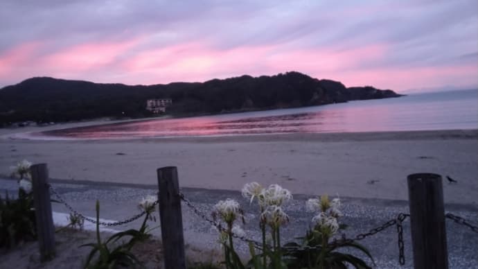 7月3日おはようございます。今日の海です。