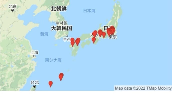 『Google mapによると2021年は実は相当移動をしていたようで・・・』
