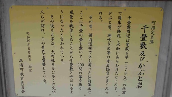 千畳敷と五色海鮮丼