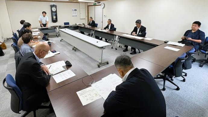 議会全員協議会&日岐上空からの風景