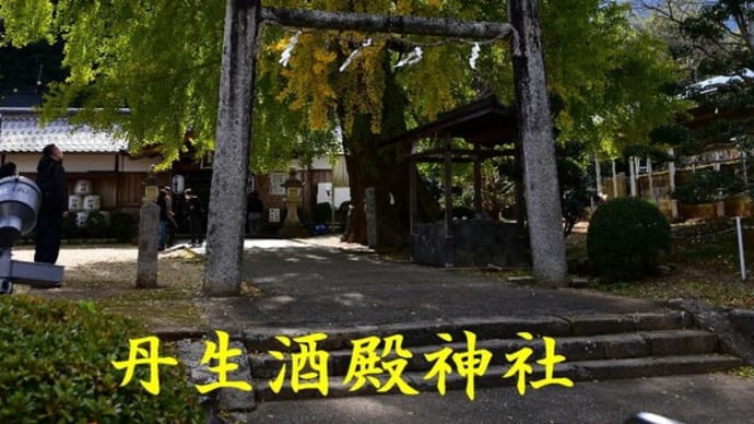 丹生酒殿神社から三谷坂を登り丹生都比売神社へ