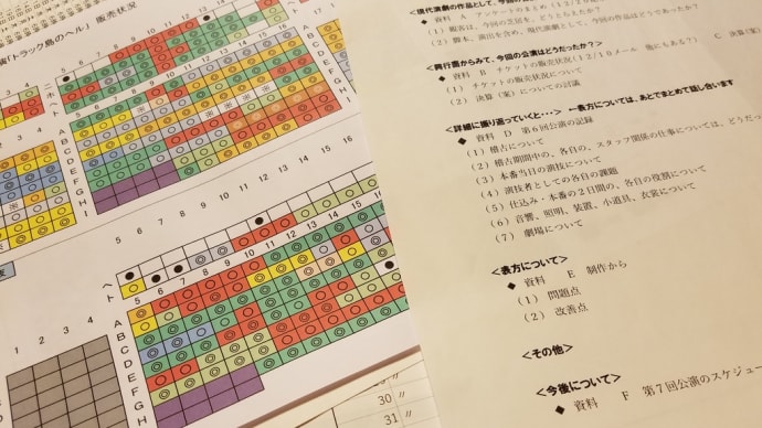 劇団こむしこむさ反省会。