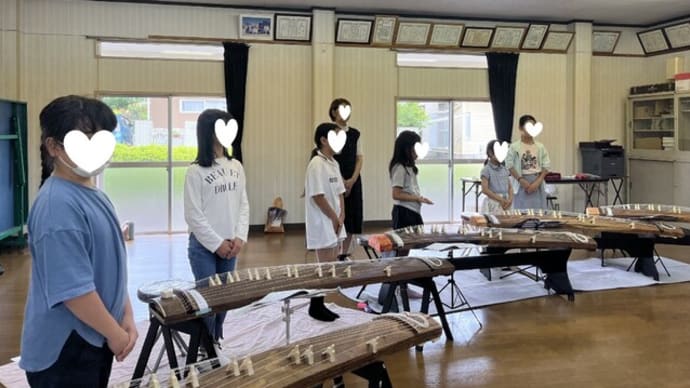 R7年度「やさしい箏教室」1回目