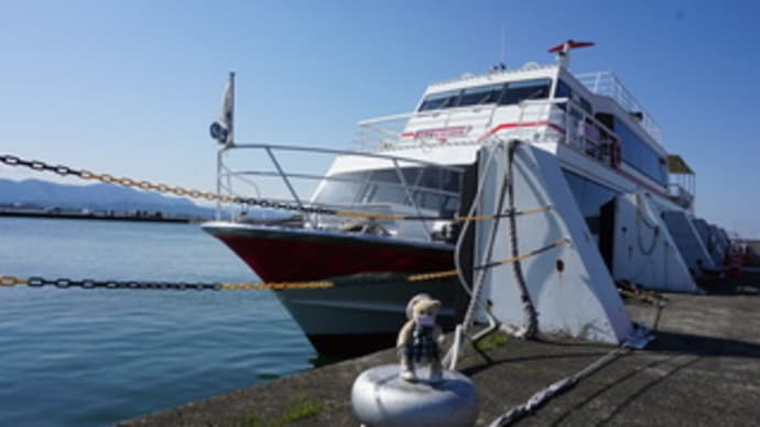 琵琶湖の北、海津大崎を巡る「桜クルーズ」。う~もう桜は終わってたけど、爽快な琵琶湖遊覧
