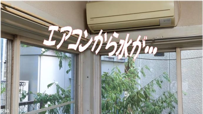 エアコンから水がジャバジャバ・・・もう古いので交換することに私はタマゴの殻砕き
