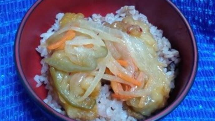 白身魚の野菜甘酢あんかけなお惣菜、昨日の晩御飯ね:P