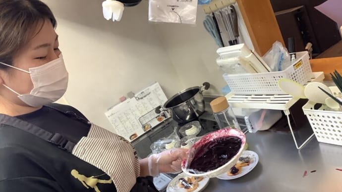スライドショーの後の・・・おやつ