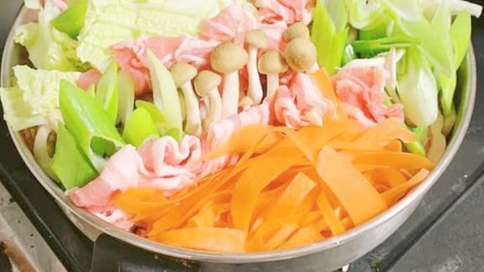 糖尿病の食事…寒い日は鍋。たとえ見た目が悪くても…がまんがまん。