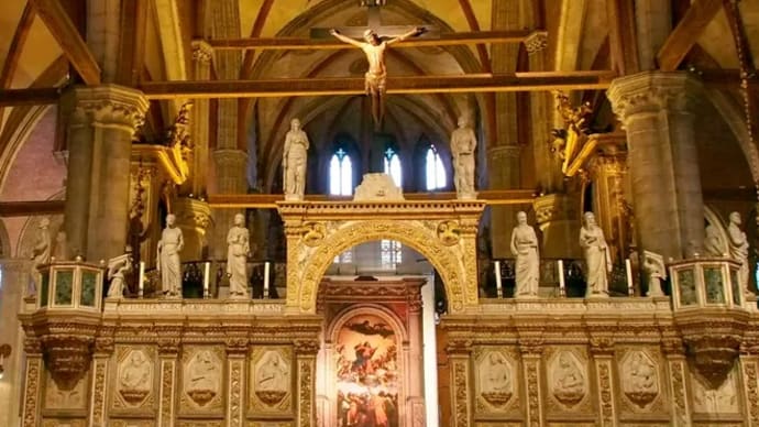 イタリア・ヴェネツィア　フラーリ教会の傑作✨✨