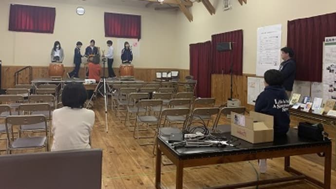 明日は、学習発表会