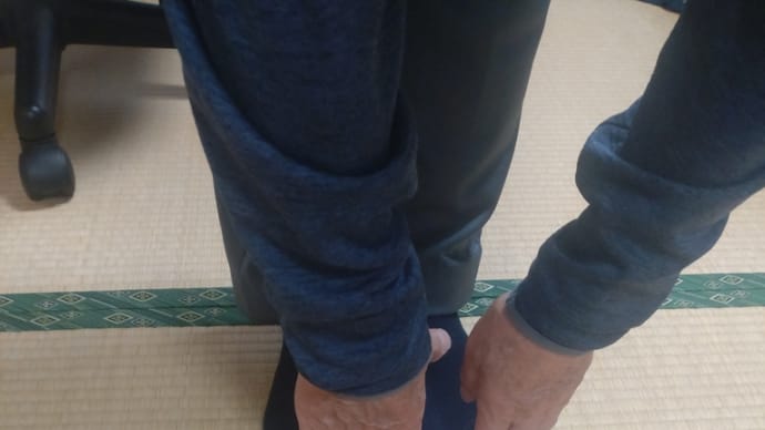 ☆立位体前屈☆