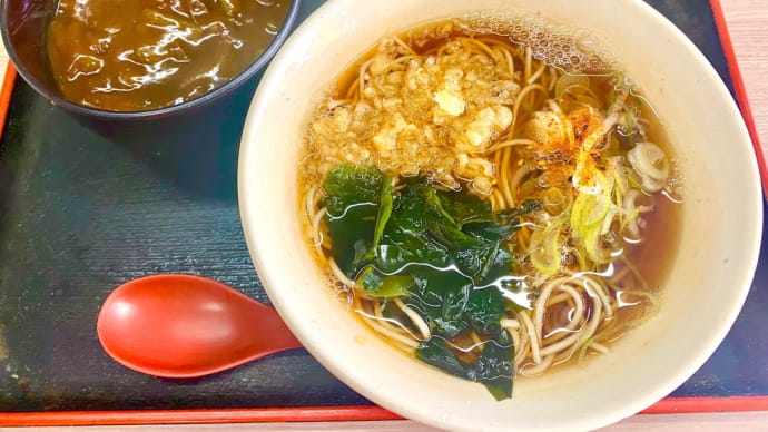あり賀せいろう(馬喰横山)朝食セット•カレー