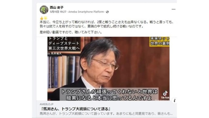 馬渕元ウクライナ大使、体調不良と伺いました。 DS裏社会が「邪魔者排除」に動いている模様です。