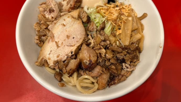 【渋谷】 まぜそば七「得製まぜそば(1200円)」