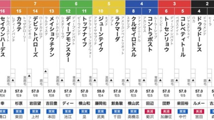 2025年 エプソムカップ(G3)