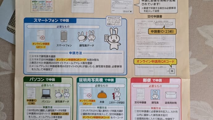 マイナカードの更新手続き