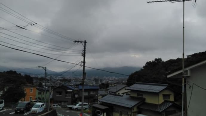 キリストの言葉 局所的な雨が2回立て続けに降りました
