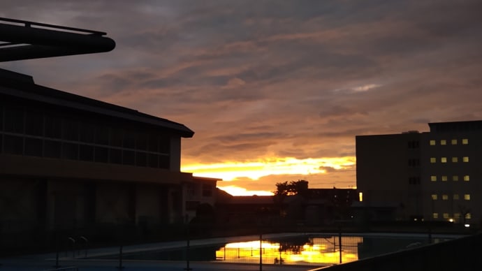 美しい夕景