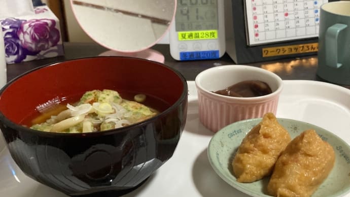 昨日の夕食です。