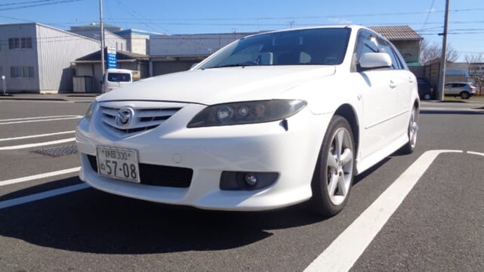 平成16年 マツダ アテンザ 車検通し&タイヤ交換