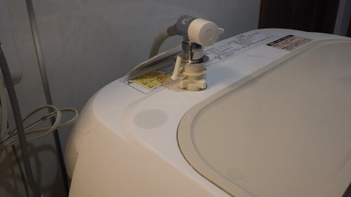 洗濯機用立水栓の部品交換・・・TOTO