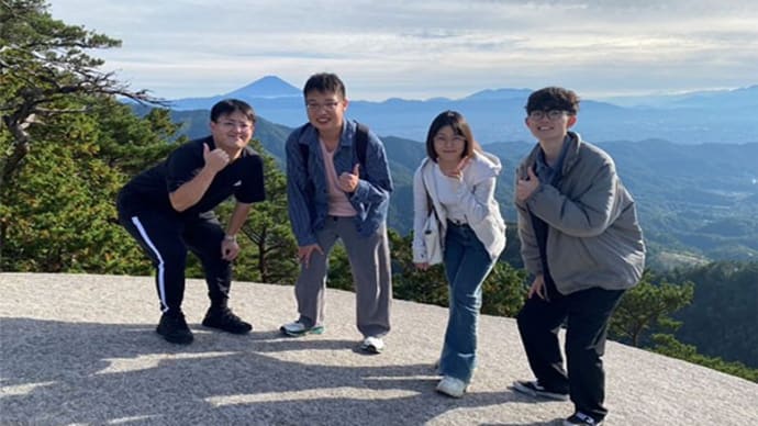 留学生と秋の昇仙峡ツアー!