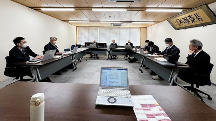 定例課長会議&松本広域消防局通信指令システム運用開始式&令和7年度当初予算査定&大日向上空からの風景