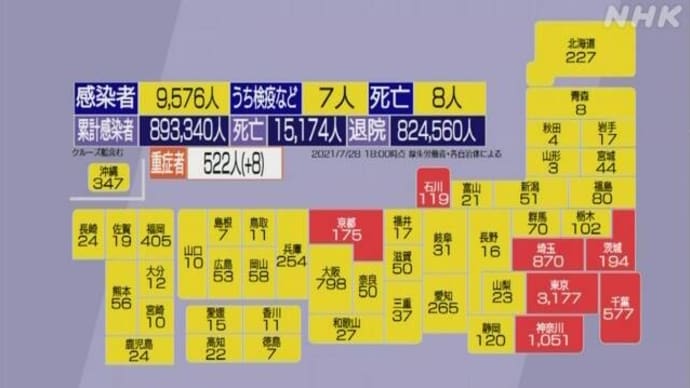 関東圏1都4県で過去最多
