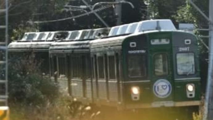 100周年ラッピング電車