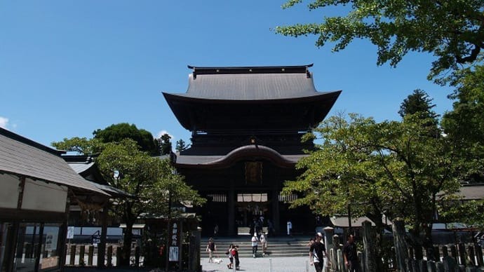 阿蘇神社　楼門　復興